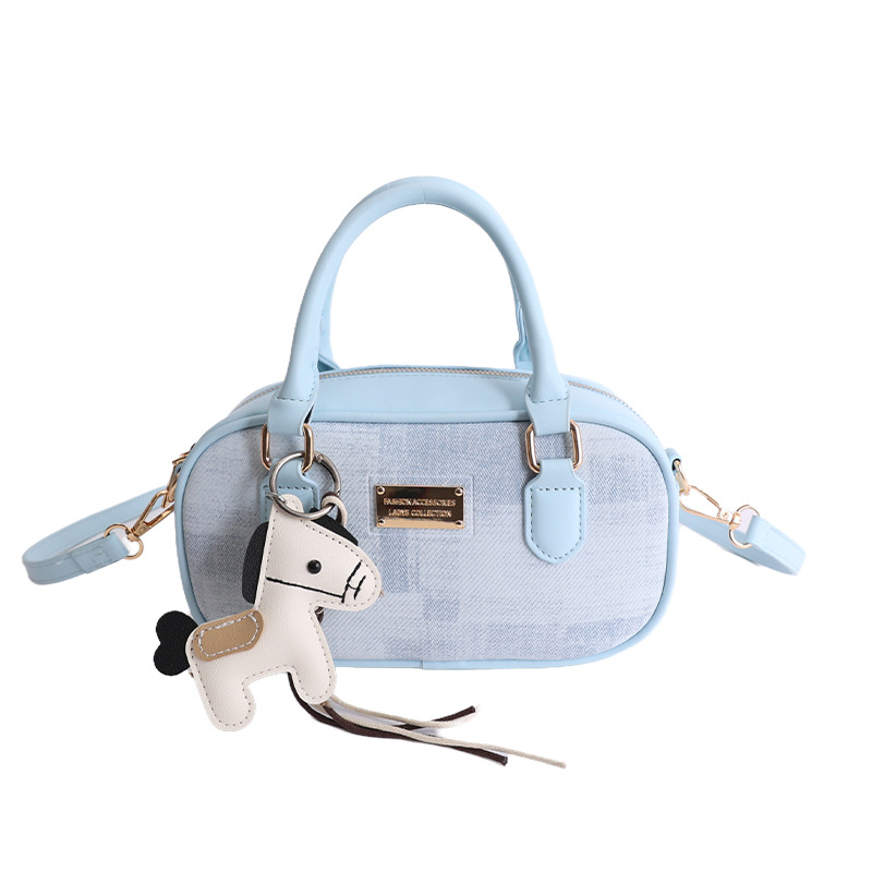 Nicho de diseño de bolso de mano Boston 2026 nuevo bolso de mujer simple sensación diaria de moda bolso de viaje image 9