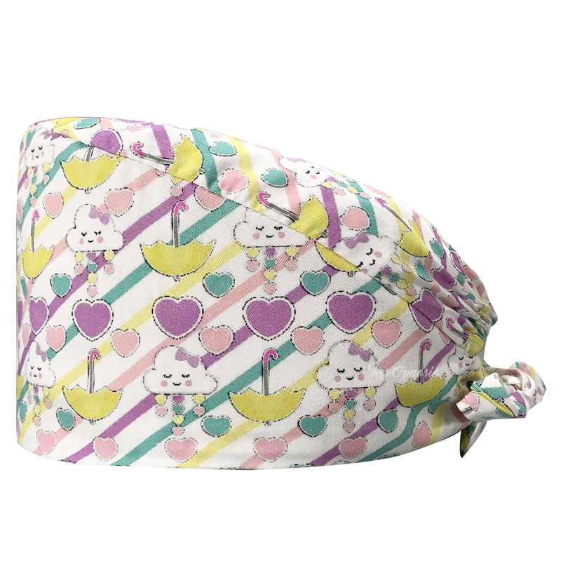 Enfermera sombrero conejo lindo patrón de dibujos animados europeo y americano Venta caliente doctor trabajo sombrero a prueba de polvo tapa quirúrgica AliExpress