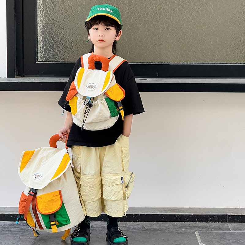 Mochila para niños y niñas de estilo occidental coreano