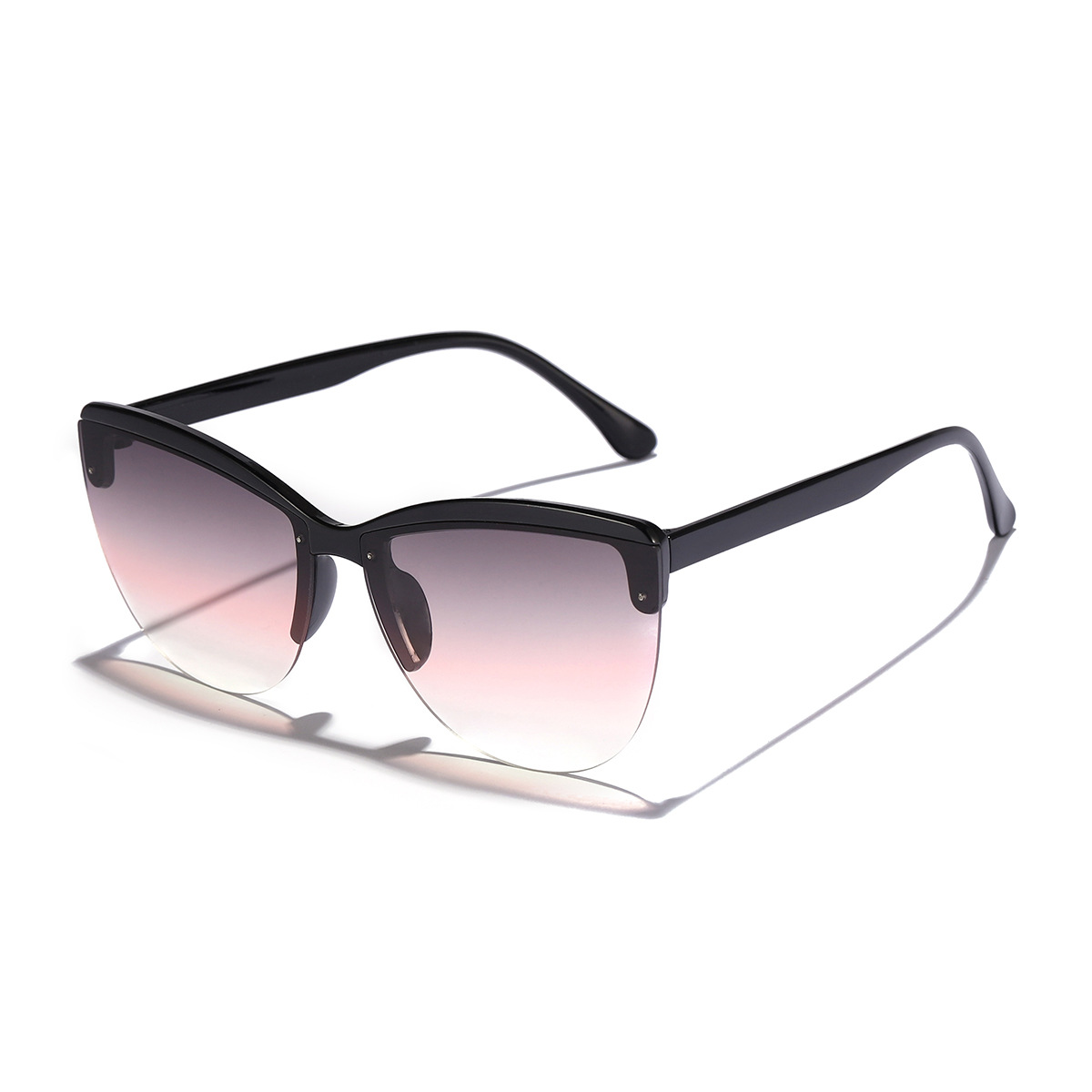 Cross-border nuevo medio-Marco retro gato ojo Internet celebridad misma moda todo partido al aire libre UV a prueba de gafas de sol