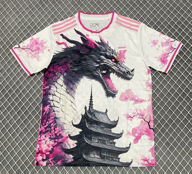 25-26 Nueva camiseta de anime de camiseta japonesa One Piece Samurai Sakura Dragon Ball Uniforme de fútbol transfronterizo de edición especial