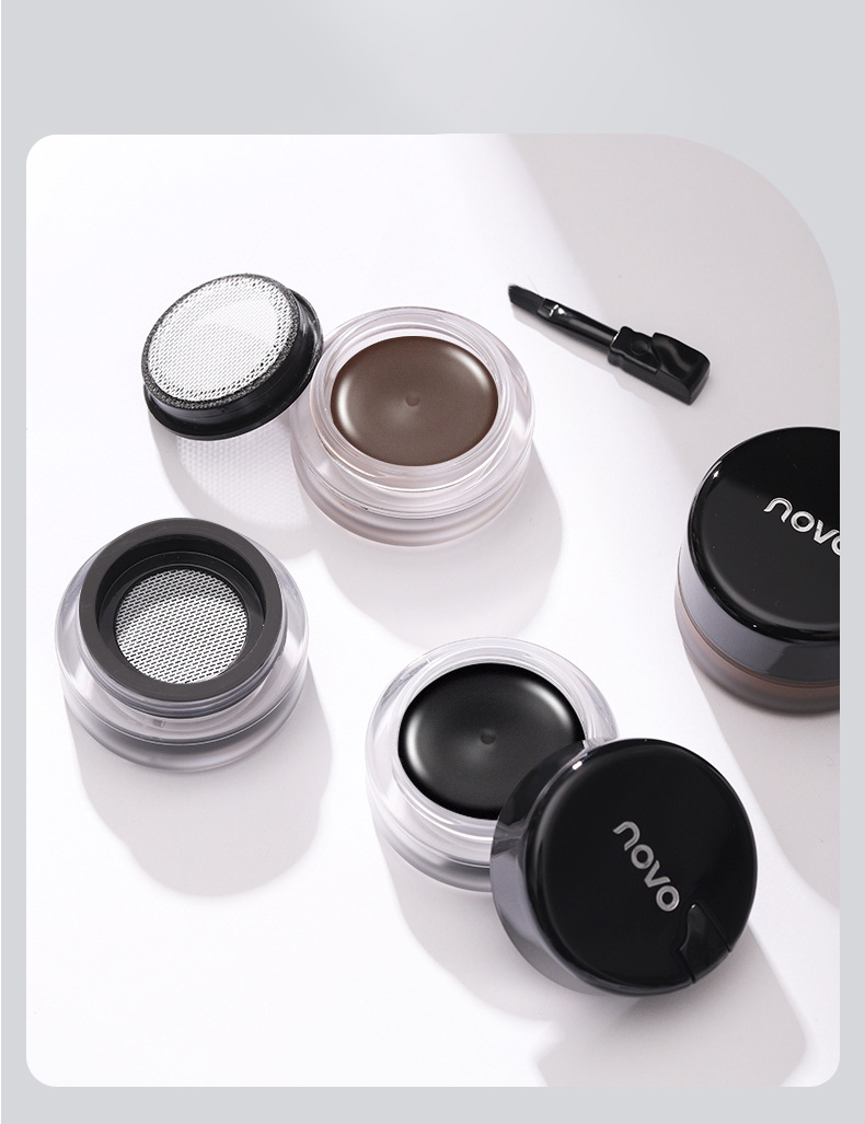 NOVO domestic eyeshadow liquid cream is sweat-proof, water-proof, non-smudging, long-lasting and does not fade. It is suitable for beginners and students undefined