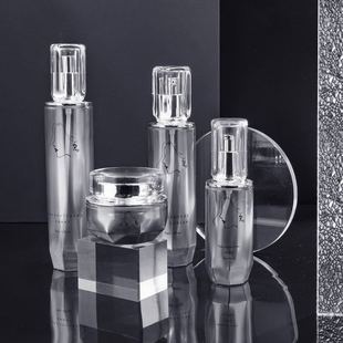 High-grade in stock printable cosmetic glass bottle cream bottle essence bottle dropper bottle