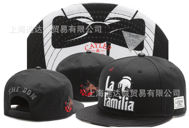 Mayorista comercio exterior sombrero plano sombrero ajuste sombrero sombrero de automóvil sombrero de moda americana sombrero de sol sombrero de sol