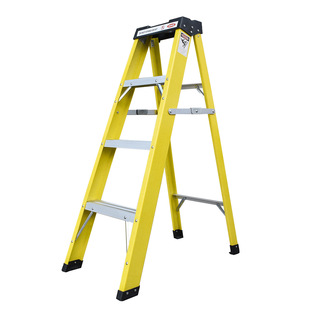 Insulated Foldable Household Engineering A-Frame Ladder, Electrical Maintenance Fiberglass Ladder, Fiberglass Joint Ladder, Household Ladder