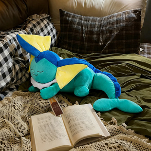 �羳��Ʒ Sleeping Vaporeon Pok&eacute; Plush ë�q��߹�����ż ���l