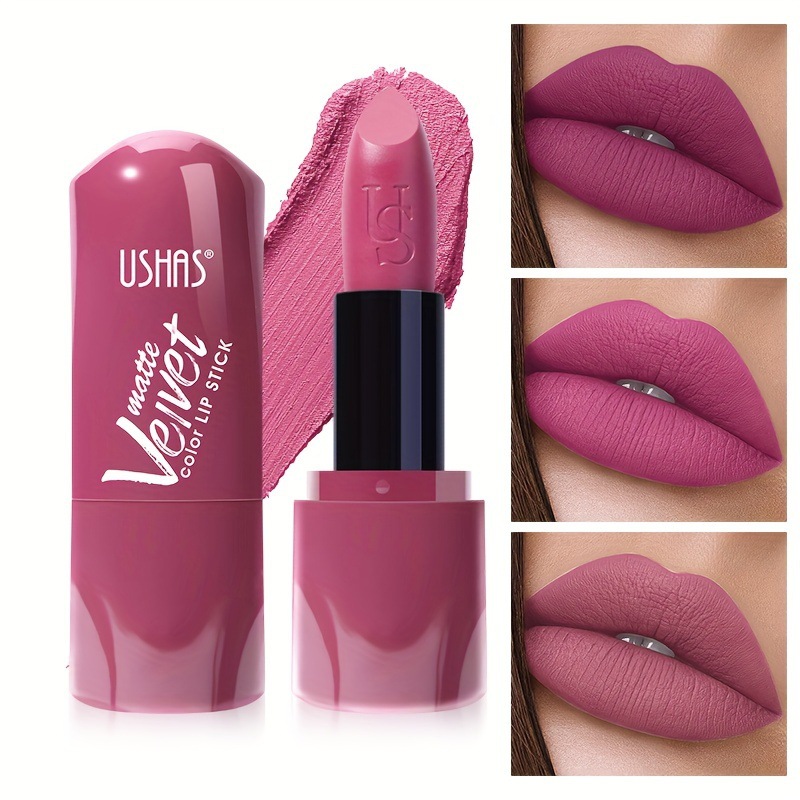 USHAS Spot transfronterizo europeo y americano, color duradero, lápiz labial hidratante, taza antiadherente, esmalte de labios que no se desvanece LP2293