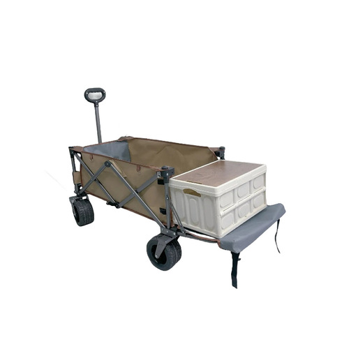 Outdoor camper van small push cart campsite cart picnic foldable push cart shopping small trailer camper van large size