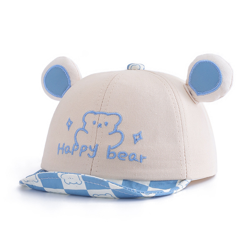 Sombreros para bebés primavera y otoño nuevos lindos super bonitos gorras de goma suave para niños y niñas recién nacidos gorras de béisbol para bebés