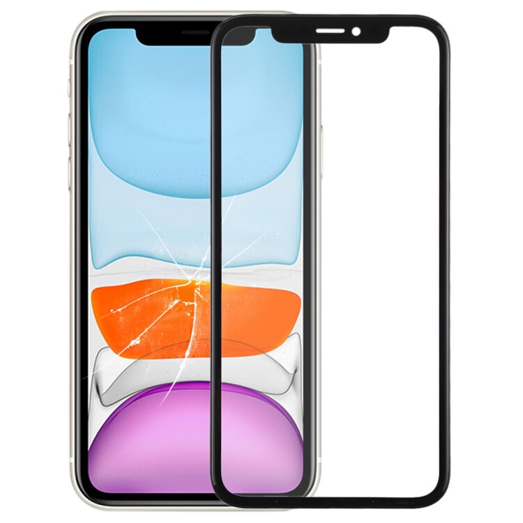 Suitable for iPhone 11 Integrated Front Screen Glass Cover/Lcd Mirror with Oca Optical Adhesive