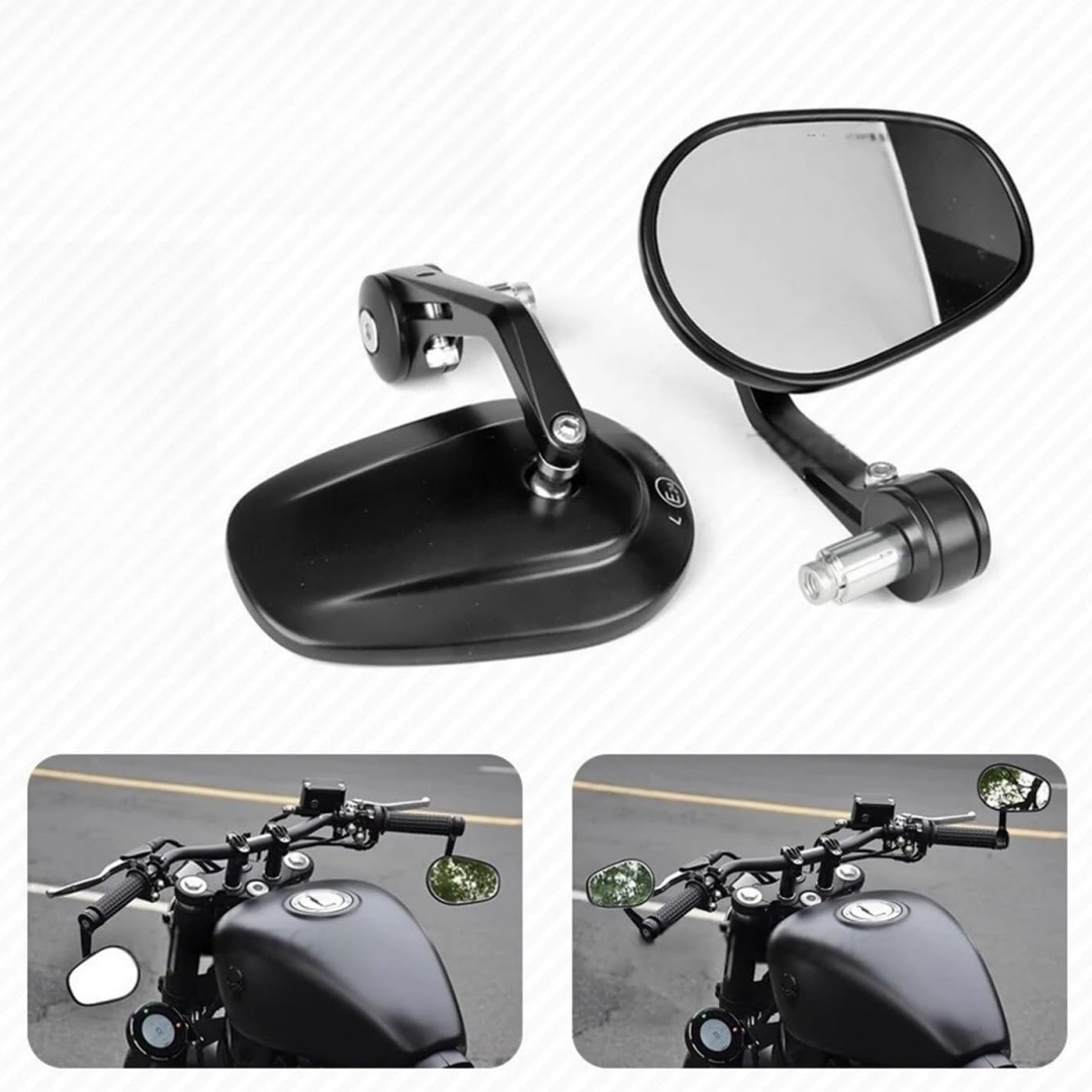 Cross-Border E-Commerce Harley Handlebar Mirror Reversing Mirror Motorcycle Rearview Mirror Reflector