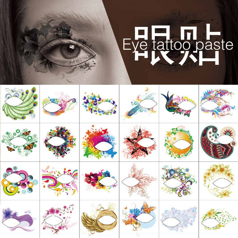 Foreign Trade Eyes Tattoo Stickers Waterproof, Versatile Eyeshadow Tattoo Stickers, Stage Makeup Eye Stickers Wholesale Foreign Trade Eyes Tattoo Stickers Waterproof, Versatile Eyeshadow Tattoo Stickers, Stage Makeup Eye Stickers Wholesale