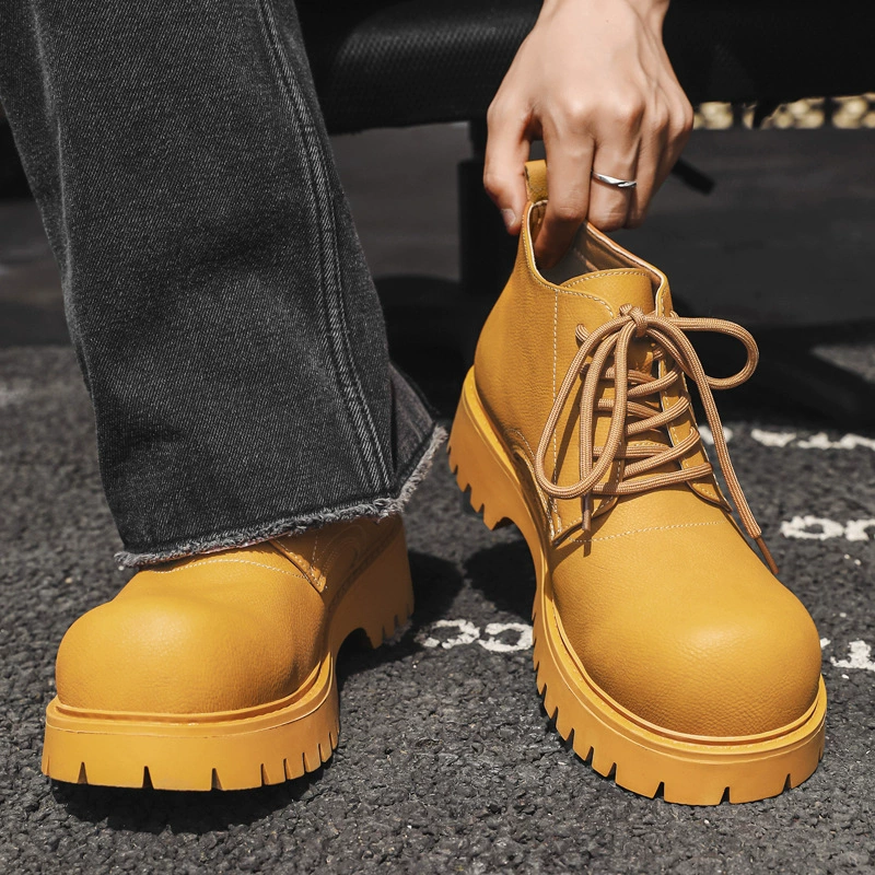 2024 летний красный дизайн чувство дикий классический модный комфорт большая голова Мартин сапоги мужчины 18922-J