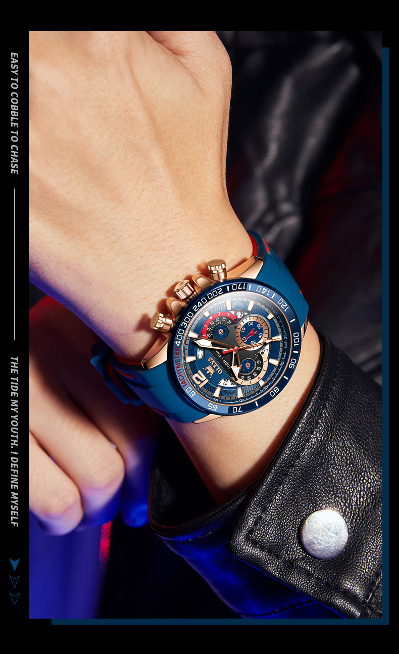 Herrklocka quartz olysys multifunktionell sportkronometer_voghion.com