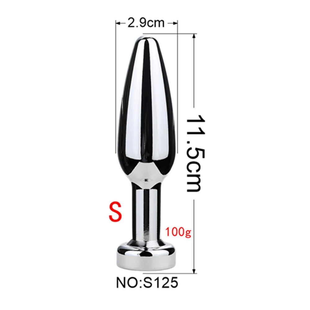 Detachable Anal Plug Heads, Silicone & Metal Options, Multiple Shapes and Sizes