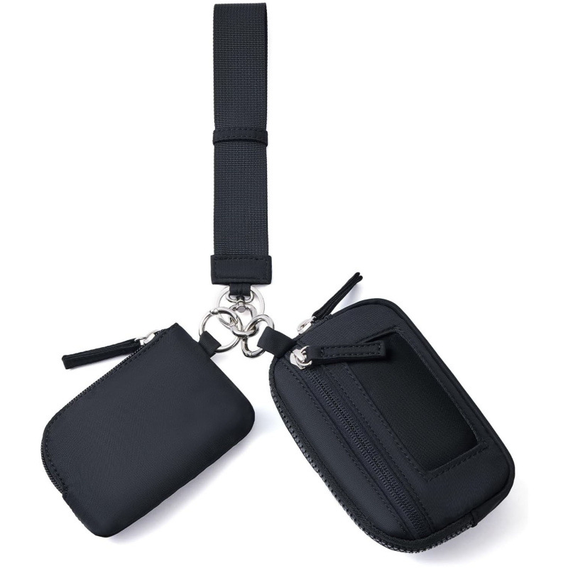 Nuevo cross-border impermeable nylon ultra ligero damas simple bolso de cambio de mano 2 - en - 1 anti-perdida de tarjetas llavero