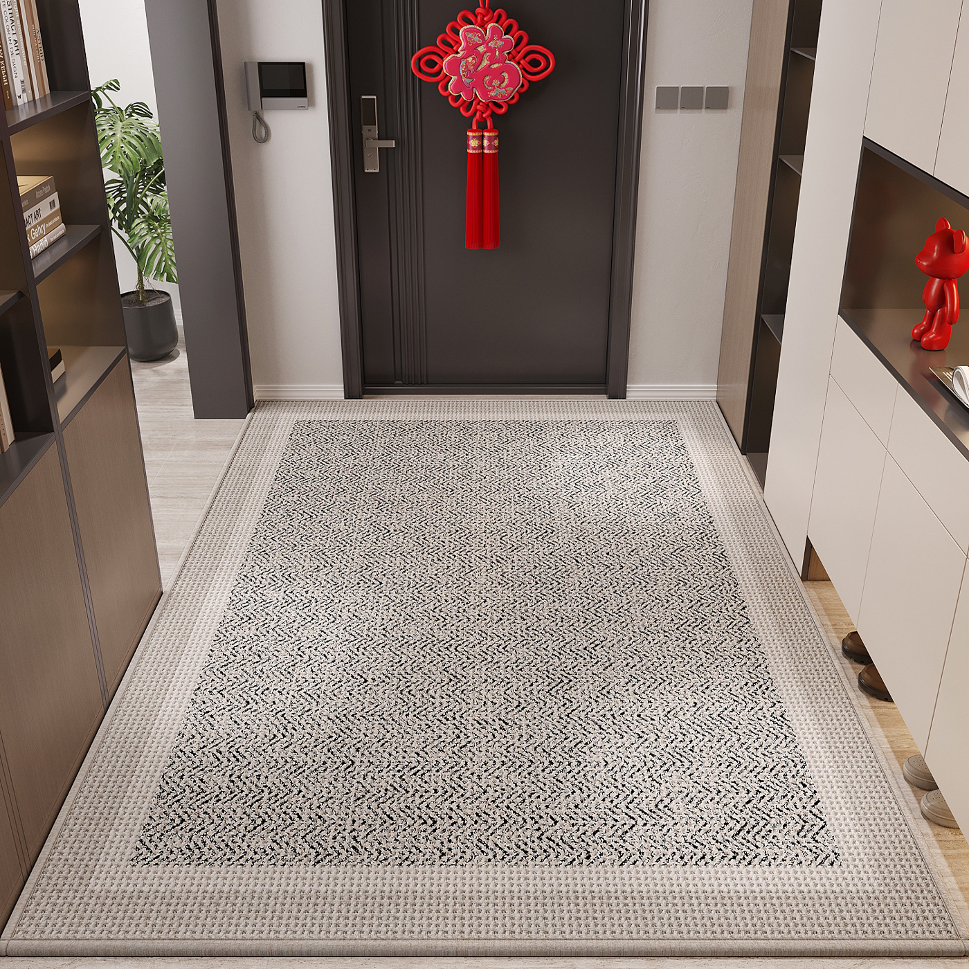 Puerta de entrada alfombra de piso 2025 nueva alfombra doméstica de alto nivel se puede limpiar alfombra de puerta sin lavado alfombra de pies sucia