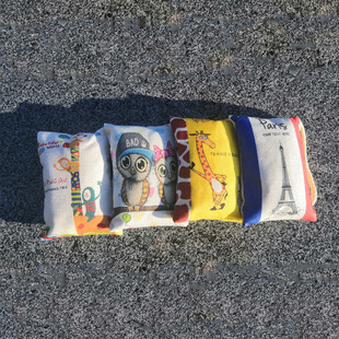 Wholesale cartoon bamboo charcoal bag car new house car odor net Air Activated carbon bag 100g natural bamboo carbon bag