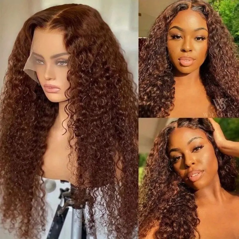 13x6 Deep Wave Lace Front Wigs pelucas de encaje delantera para mujeres pequeñas pelucas de cabello rizado largo