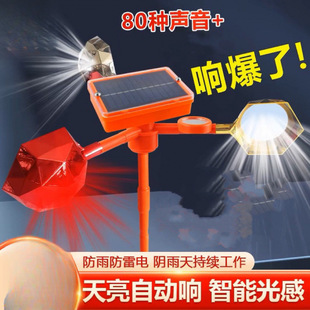 Voice Orchard Bird Repeller New Model Solar Anti-Bird Wind Volume Outdoor Farm Reflective
