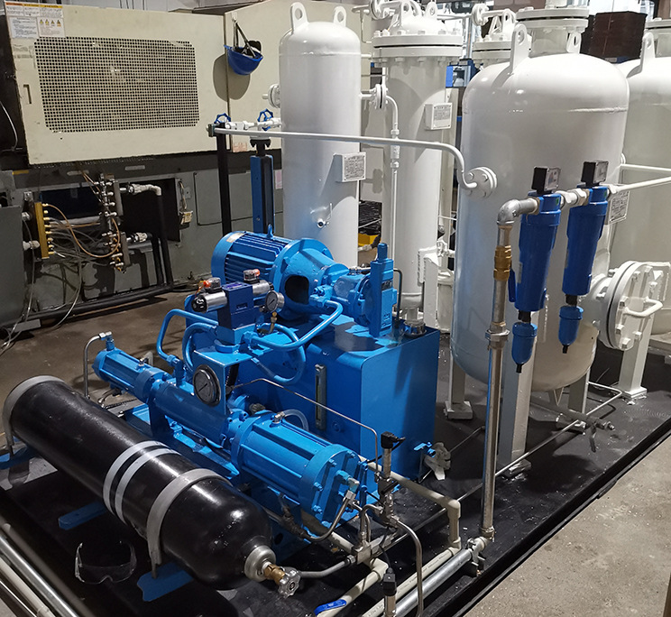 45MPa liquid drive high pressure gas compression device hydrogen energy gas compression device high pressure nitrogen compression device