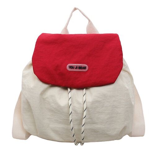 Fashionable Lightweight Nylon Bag for Women, 2025 New Trendy and Versatile Korean Style Women's College Students Travel Dual Shoulder Small Backpack