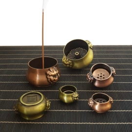 香托/香盘;香炉;金属工艺品