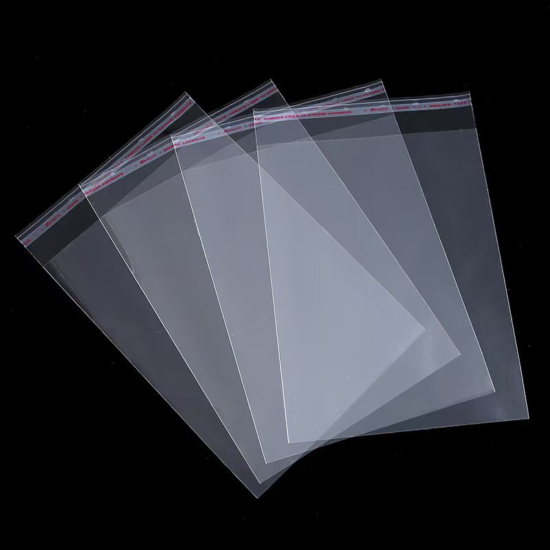 opp自封袋透明塑料珠光膜项链耳环戒指包装袋不干胶自粘袋密封袋