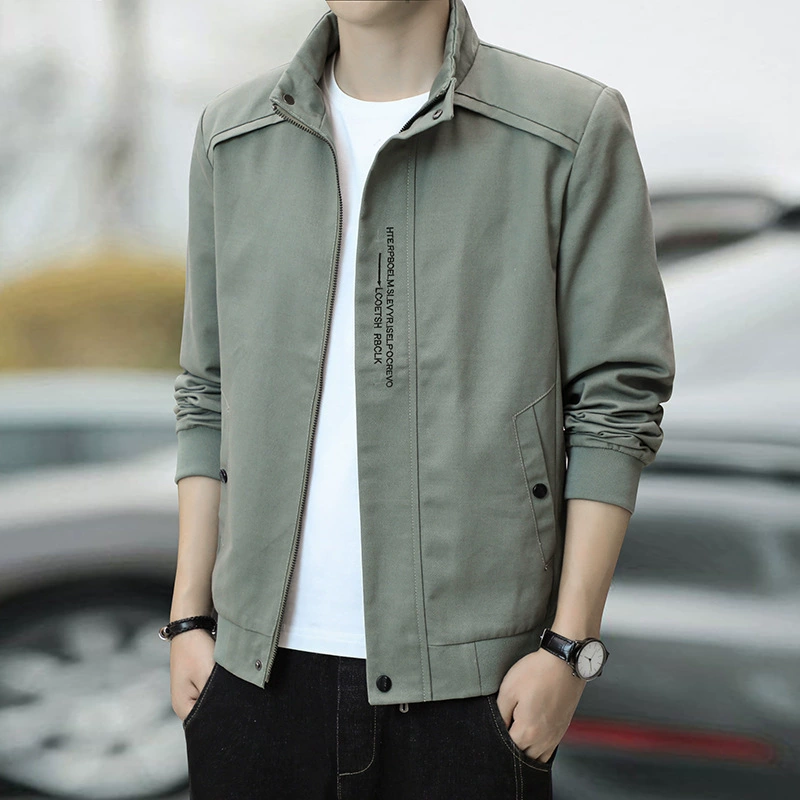 Куртка для волос поколения мужская куртка весна осень 2023 новая корейская версия повседневного уличного воротника мужской топ прилив