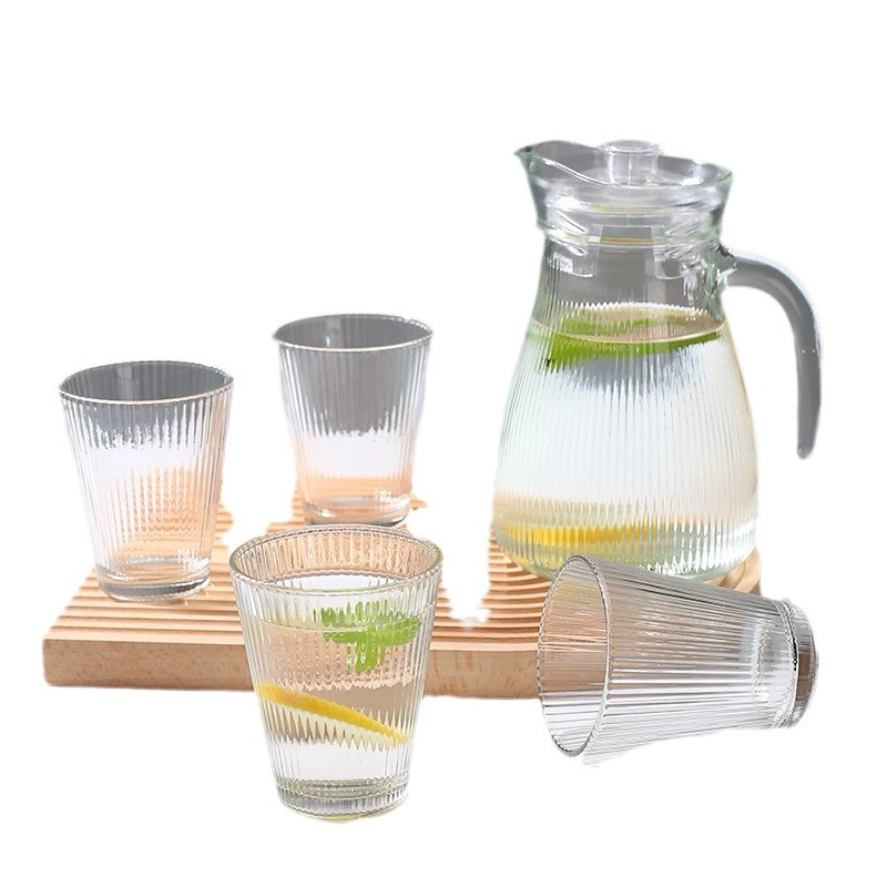 Set, teapot, capacious high quality glass tea, simple and elegant design