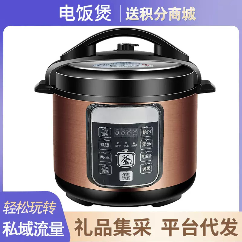 多功能电压力锅5L大容量全自动电高压锅家用电饭煲智能保温预约
