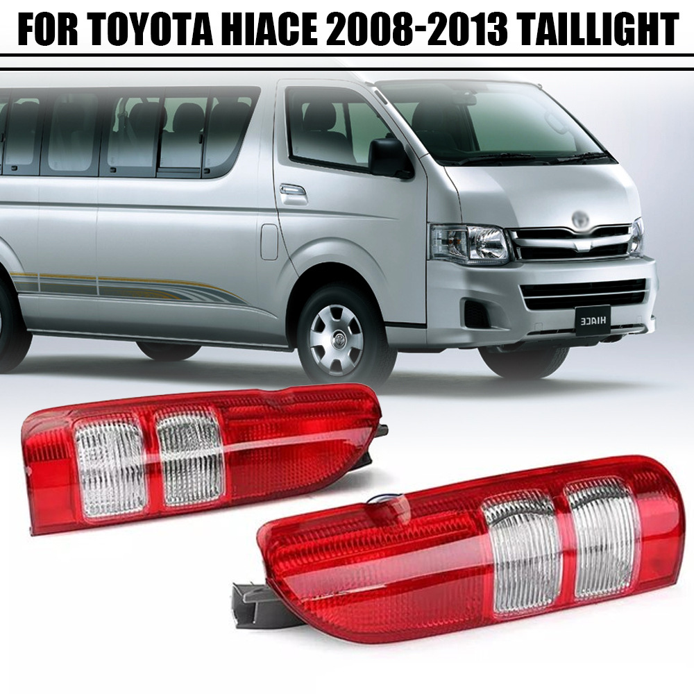 Suitable for 2008-2013 Toyota Models Hiace Tail Lights, Hiace 200 Series Rear Brake Lights, Turn Signal Lights
