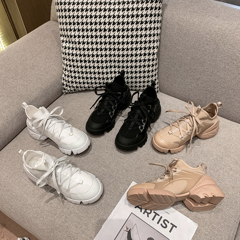 Internet Celebrity Tide Brand Fall/Winter ins Super Fire Comfortable Feet Small Plus Velvet Thickened Inner Height Increasing Sports Shoes D Family Torre Shoes Women Internet Celebrity Tide Brand Fall/Winter ins Super Fire Comfortable Feet Small Plus Velvet Thickened Inner Height Increasing Sports Shoes D Family Torre Shoes Women