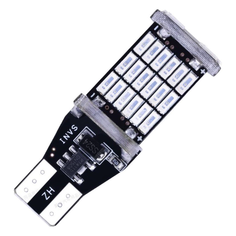 Автомобильный фонарь заднего хода T15 4014 45smd декодирование бесконечный яркий фонарь заднего хода сигнал поворота Canbus стоп-сигнал