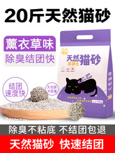 猫除臭团10砂结用品幼猫咪膨润土包10kg20砂猫斤沙膨润土邮公斤猫