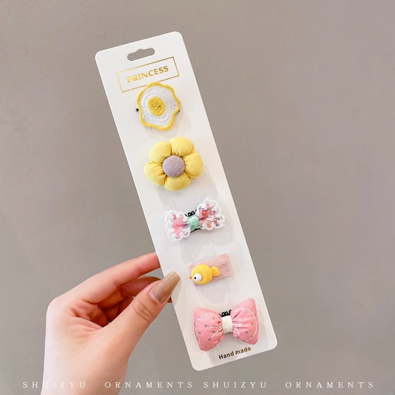 Horquilla para bebés, bolsa de tela completa, clip para cabello para bebés, no daña el cabello, niños, niñas, horquillas, lindos accesorios para el cabello, sombreros