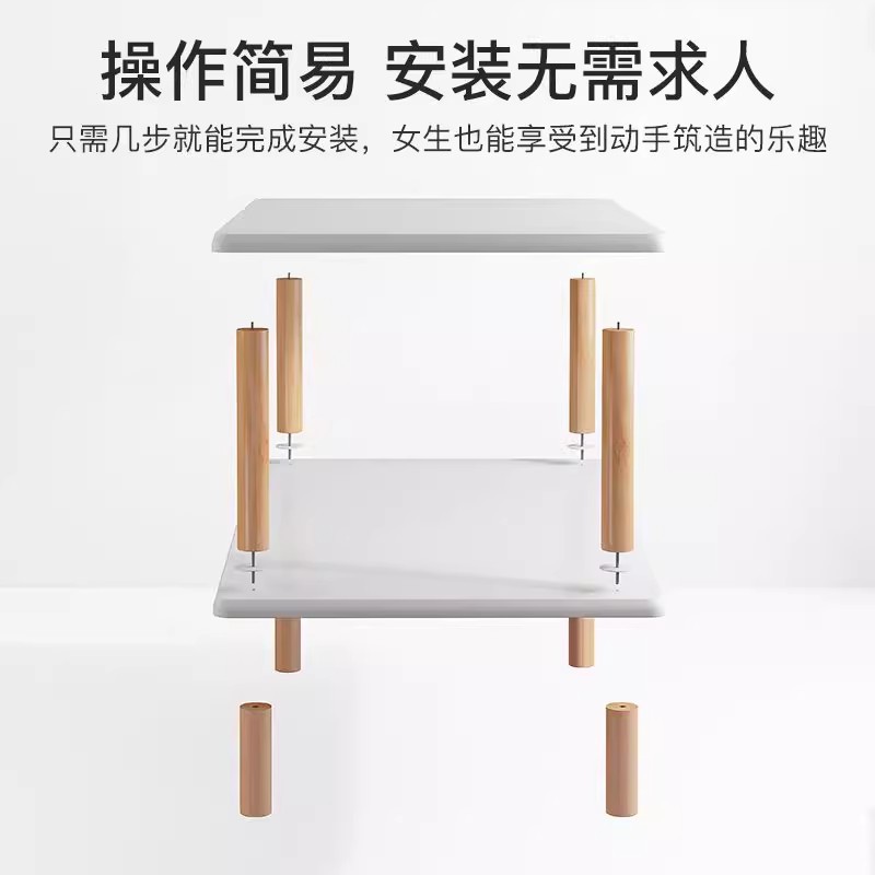 Estante de libro simple estante de piso estante de almacenamiento de almacenamiento multicapa estante de lectura de libros para niños en la sala de estar