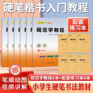 Five Pin Xuan Standard Characters Tutorial Stroke Stroke Shun Regular Script Practice Copybook Student Hard Pen Block Letters Radical Structure Red Book