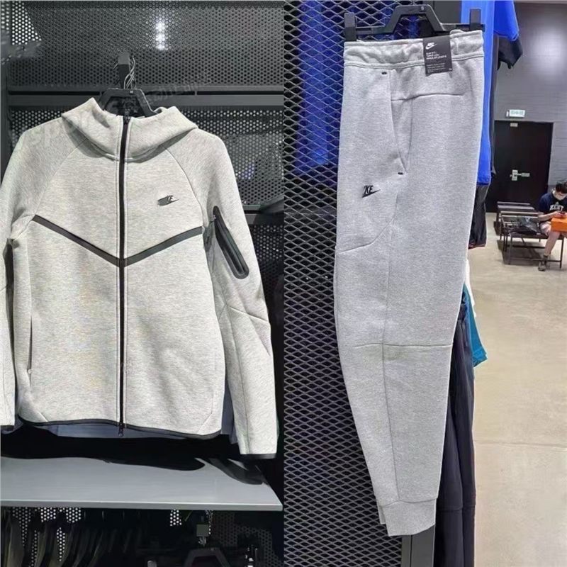 Spring and Autumn Men's Jackets, New Spring and Autumn Air Layer Cotton Knitted Hooded Zipper Sweatshirt, Sports Casual Tops and Jackets