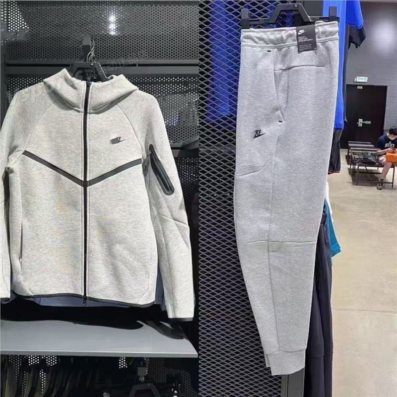 Spring and Autumn Men's Jackets, New Spring and Autumn Air Layer Cotton Knitted Hooded Zipper Sweatshirt, Sports Casual Tops and Jackets