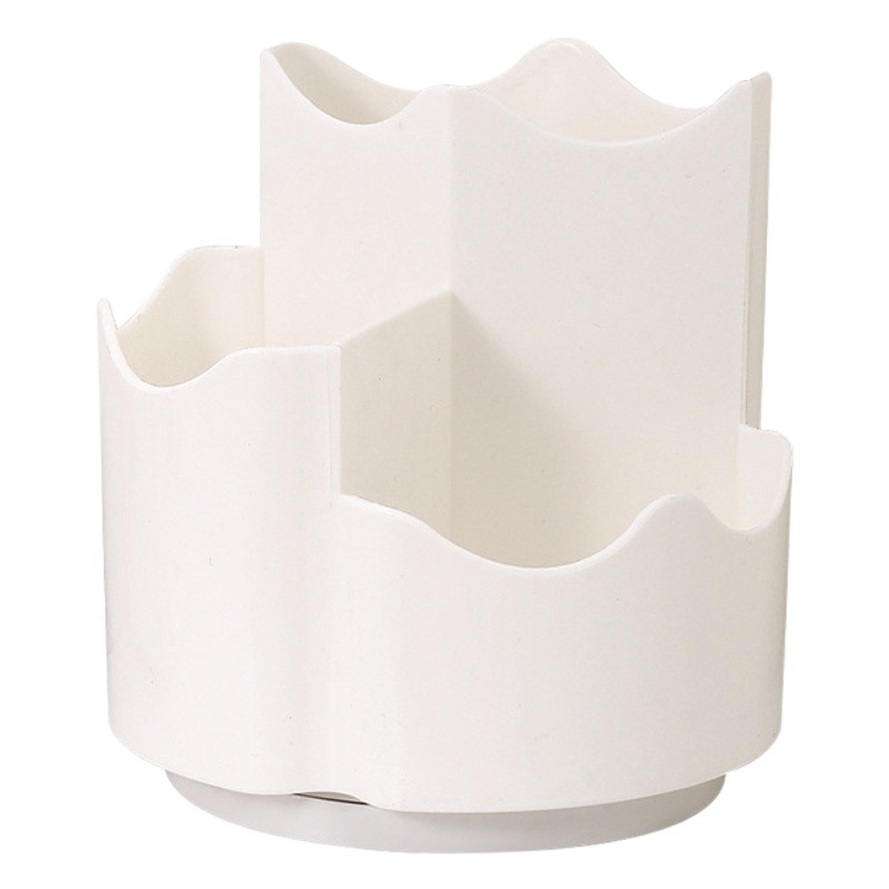 360 grados de rotación de gran capacidad titular de la pluma caja de almacenamiento de escritorio de oficina estudiante papelería de los niños de alto sentido ins titular de la pluma