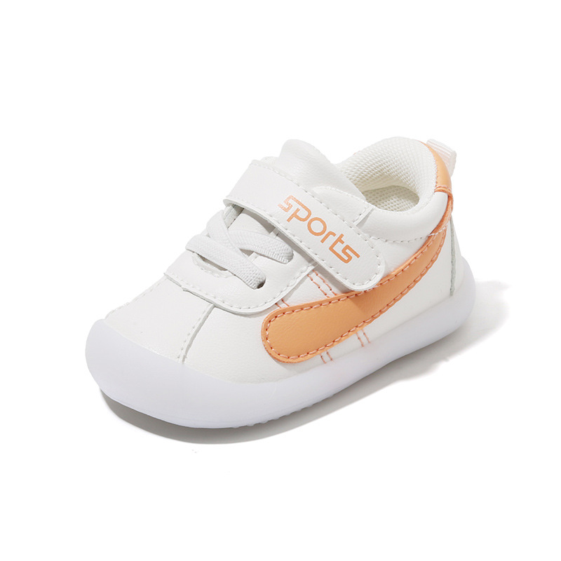 Primavera y otoño zapatos de bebé de los hombres 0-1-2 años de edad del bebé de fondo suave zapatos de niño transpirable otoño 8-10 meses de edad del niño Zapatos