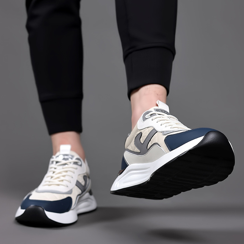 2025 nuevos zapatos deportivos para hombres, zapatos para papá, zapatos para correr, zapatos de moda transpirables, zapatos casuales de todo fósforo para hombres, zapatos para hombres al por mayor