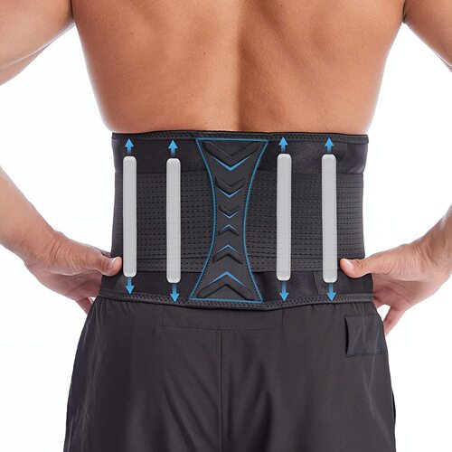 Protective sports belt for men, basketball training, fitness belt, lumbar support, intervertebral disc support, waist belt for women, abdominal control