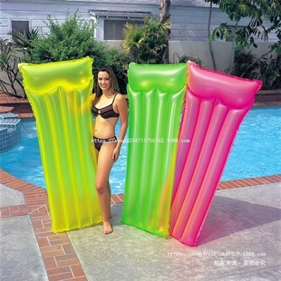 Fluorescent Floating Adult Inflatable Lounge Chair, Water Floating Inflatable Floating Bed, Summer Swimming Pool, Can Sit and Lie down in the Water