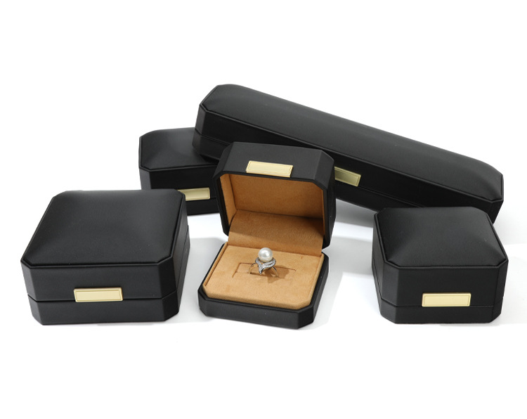 Solid Color Pattern Luxurious Style 1 Piece Composite Material Luxurious Daily Solid Color Jewelry Boxes