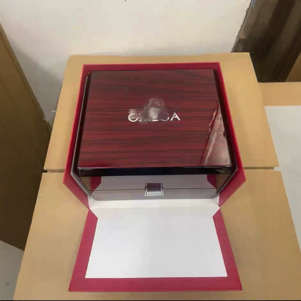 Watch Box Omega Watch Box Light Luxury Watch Storage Box High-end Watch Display Box Full Set Rice Watch Box