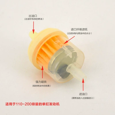 Oil filter steam filter with magnetic iron
