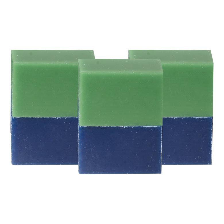 Material dental incrustado cera de fundición de cera bloque de cera verde cera azul 500g material de la dentadura dental ventas directas de la fábrica