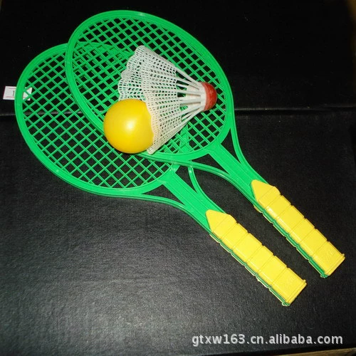 P050C ракетка для бадминтона + супер детская игрушка-ракетка для бадминтона, сверхлегкая упаковка из 2 игрушек для детского сада, оптовая продажа